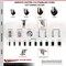 Service Caster 4 Inch 316SS Soft Rubber Swivel 1-7/8 Inch Expanding Stem Caster Set Lock Brake SCC-SS316TTLEX20S414-SRS-178-4 - alternate 4